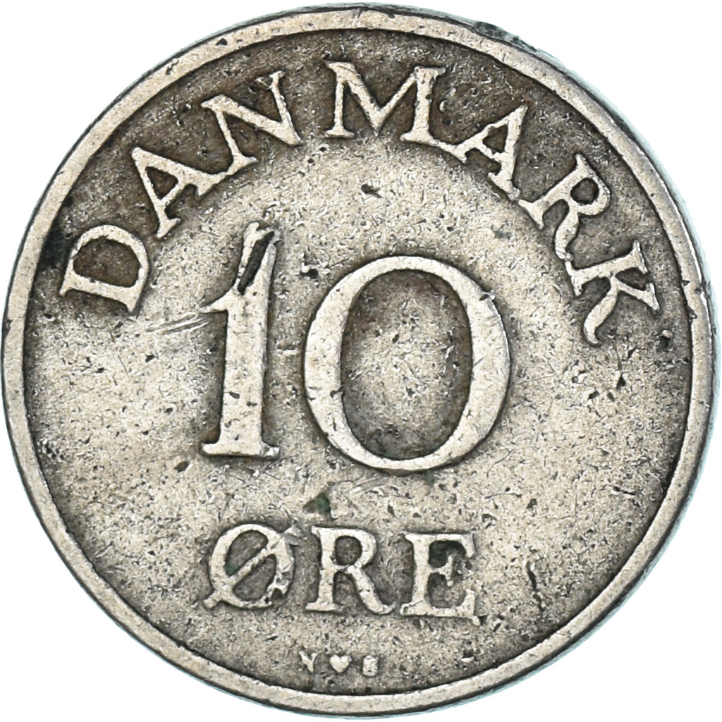 Münze, Dänemark, 10 Öre, 1950