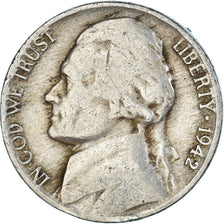Coin, United States, 5 Cents, 1942