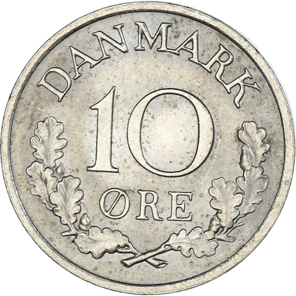 Münze, Dänemark, 10 Öre, 1960