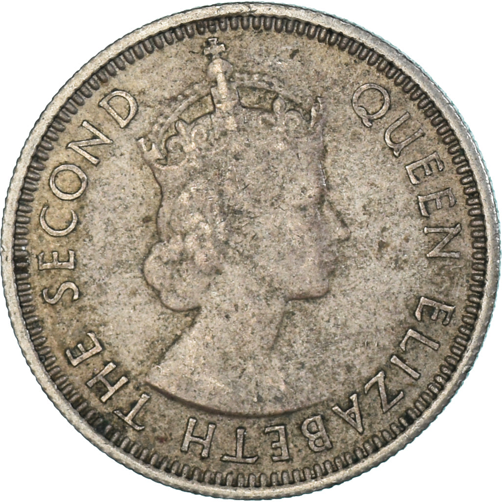 Coin, MALAYA & BRITISH BORNEO, 10 Cents, 1953