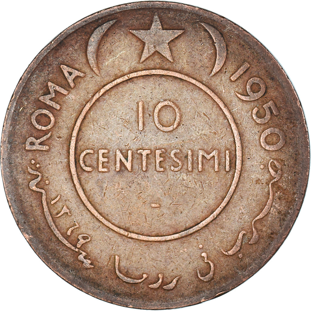 Moneta, Somalia, 10 Centesimi, 1950