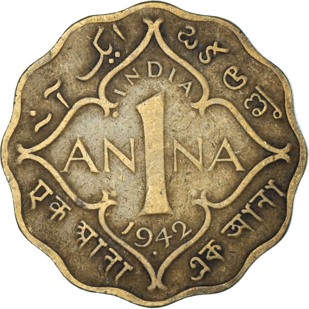 Monnaie, Inde, Anna, 1942