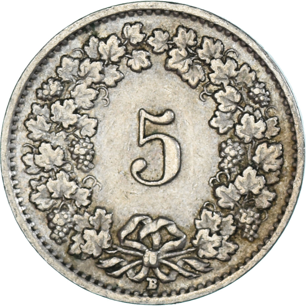 Monnaie, Suisse, 5 Rappen, 1950