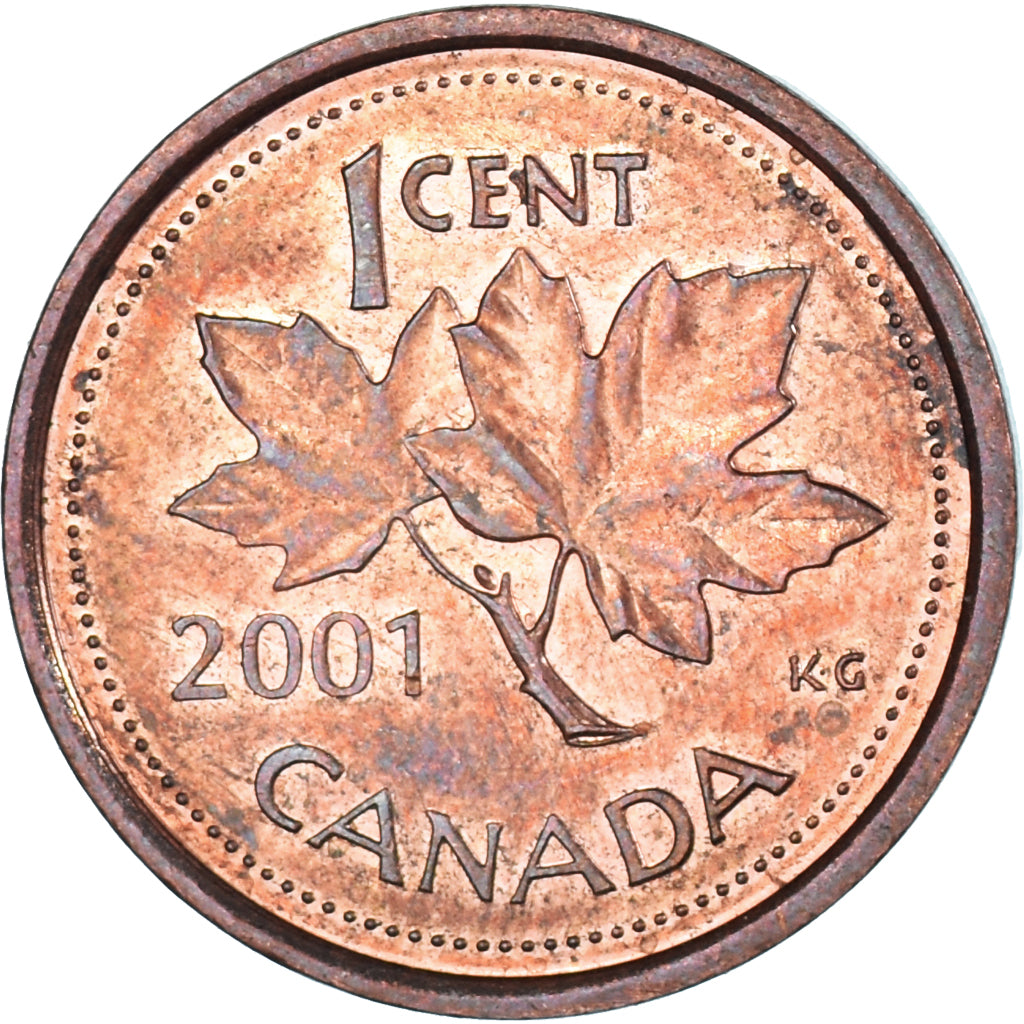 Coin, Canada, Cent, 2001