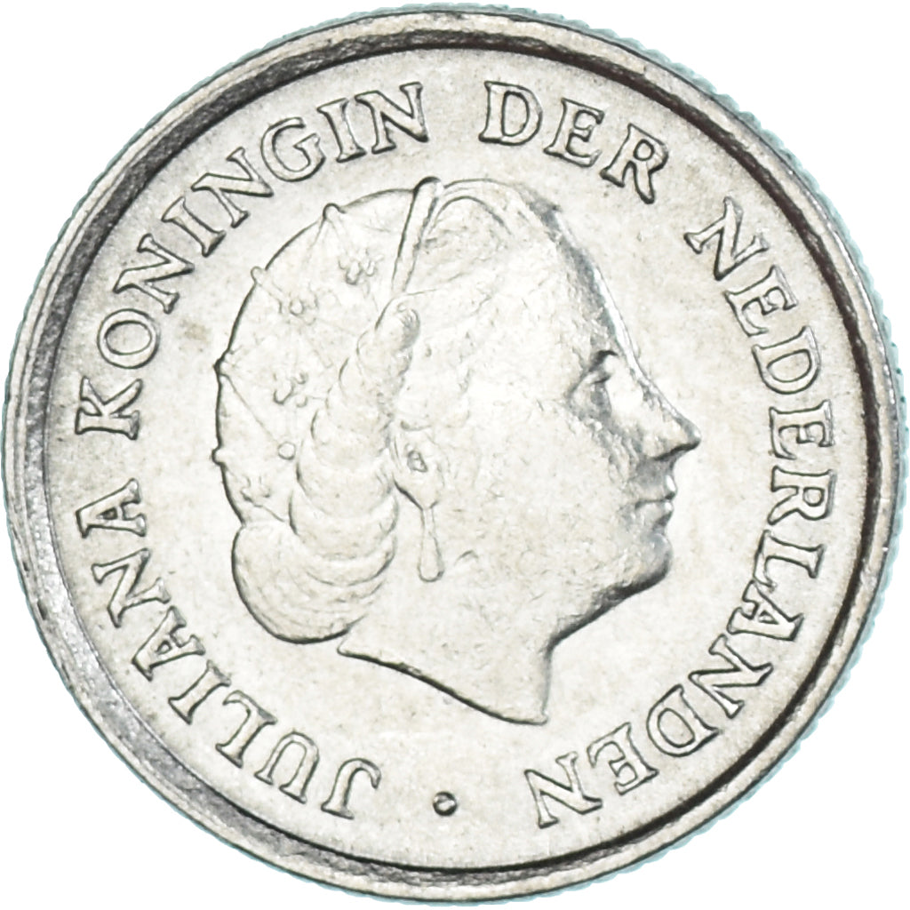 Moeda, Países Baixos, 10 Cents, 1966