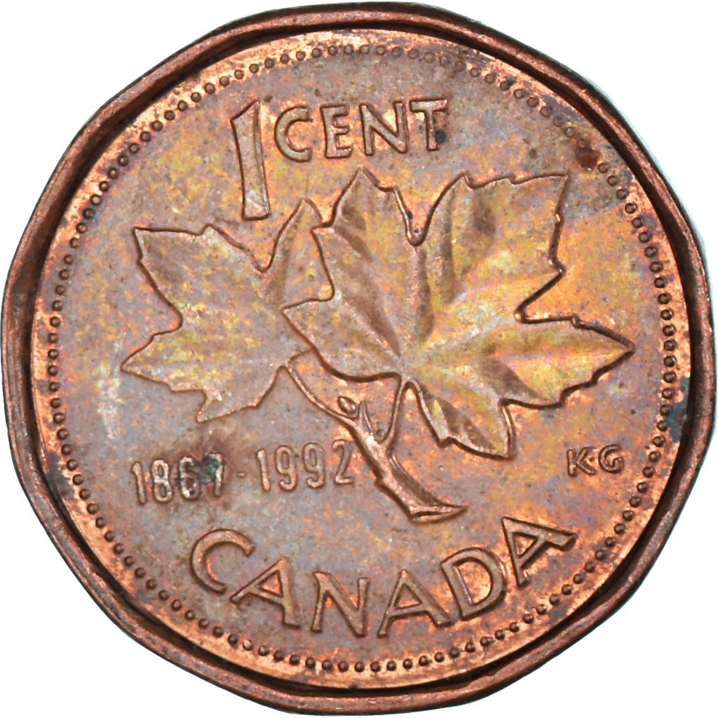 Munten, Canada, Cent, 1992