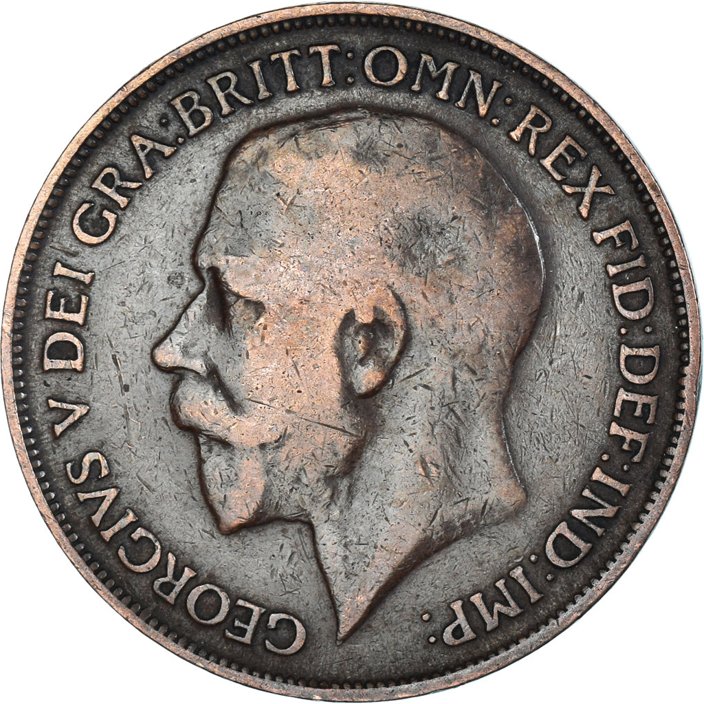 Monnaie, Grande-Bretagne, Penny, 1918