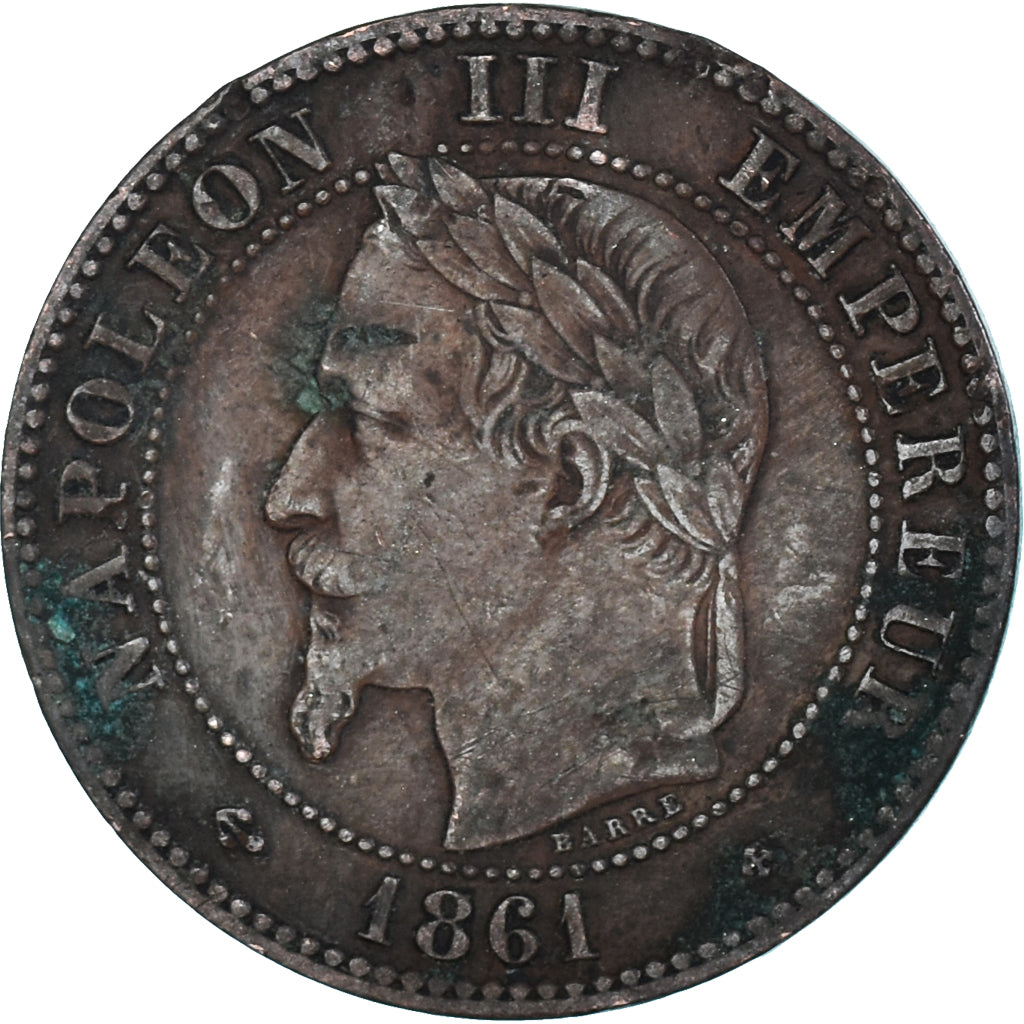 Moneda, Francia, 2 Centimes, 1861