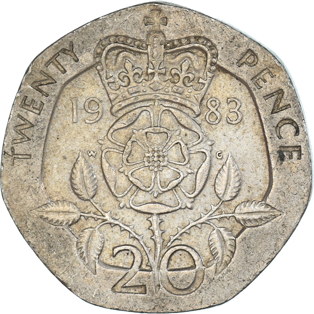 Moneda, Gran Bretaña, 20 Pence, 1983