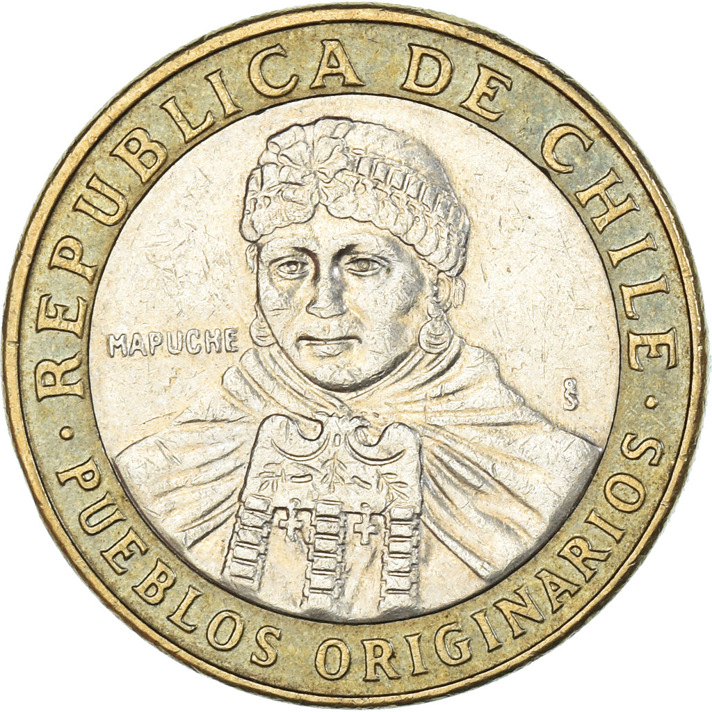 Monnaie, Chili, 100 Pesos, 2012
