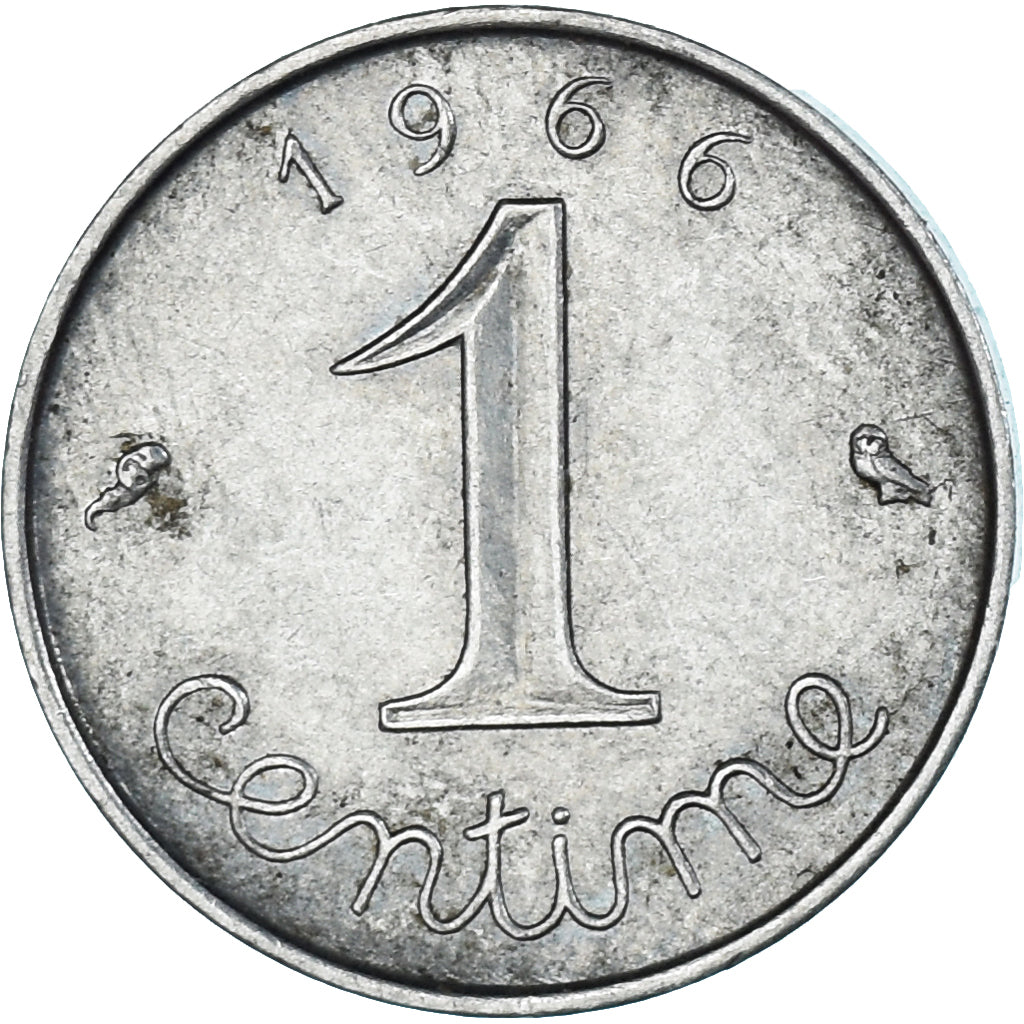 Moneta, Francia, Centime, 1966
