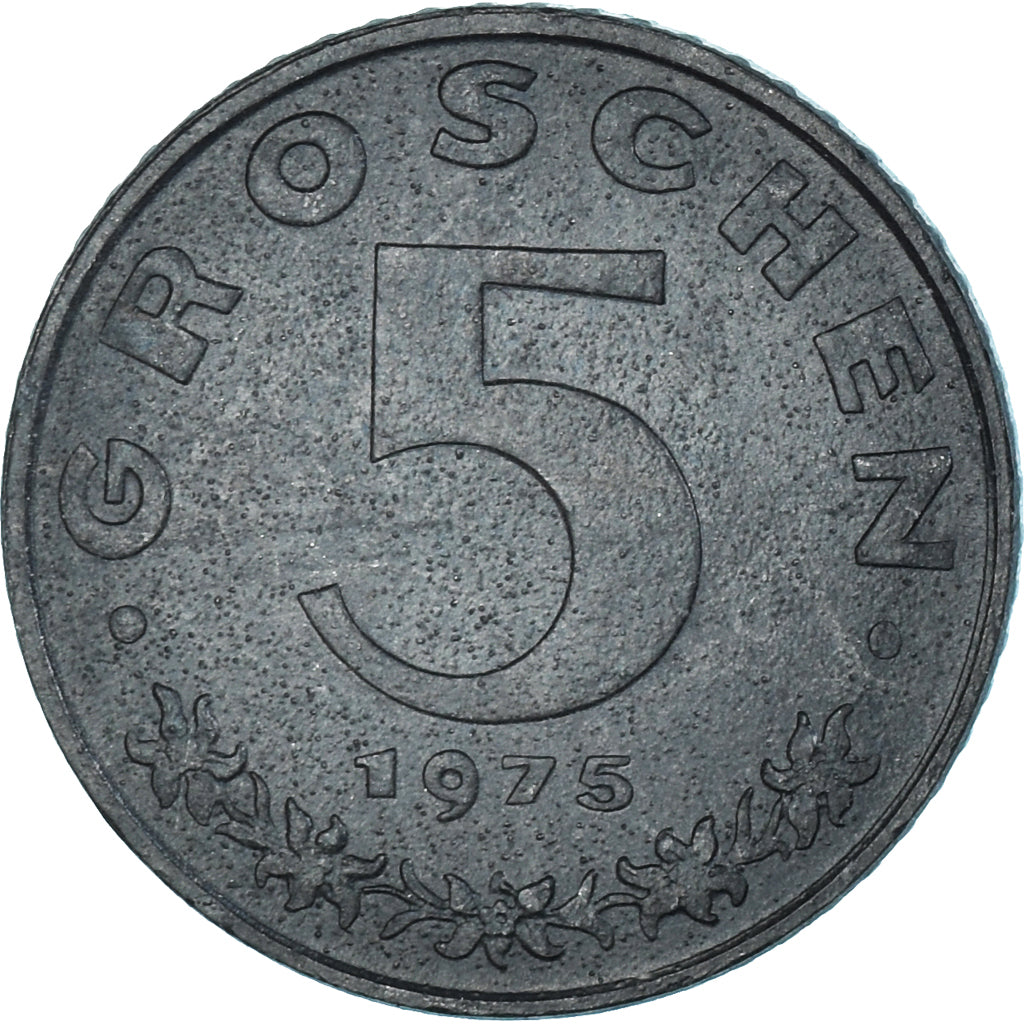 Coin, Austria, 5 Groschen, 1975