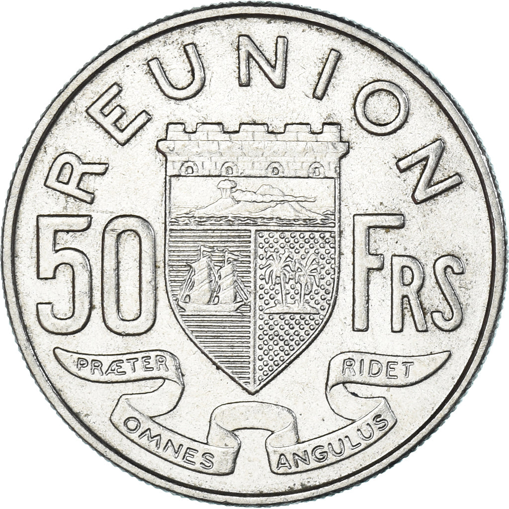 Coin, Réunion, 50 Francs, 1970