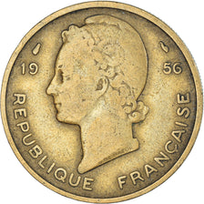 Coin, French West Africa, 25 Francs, 1956