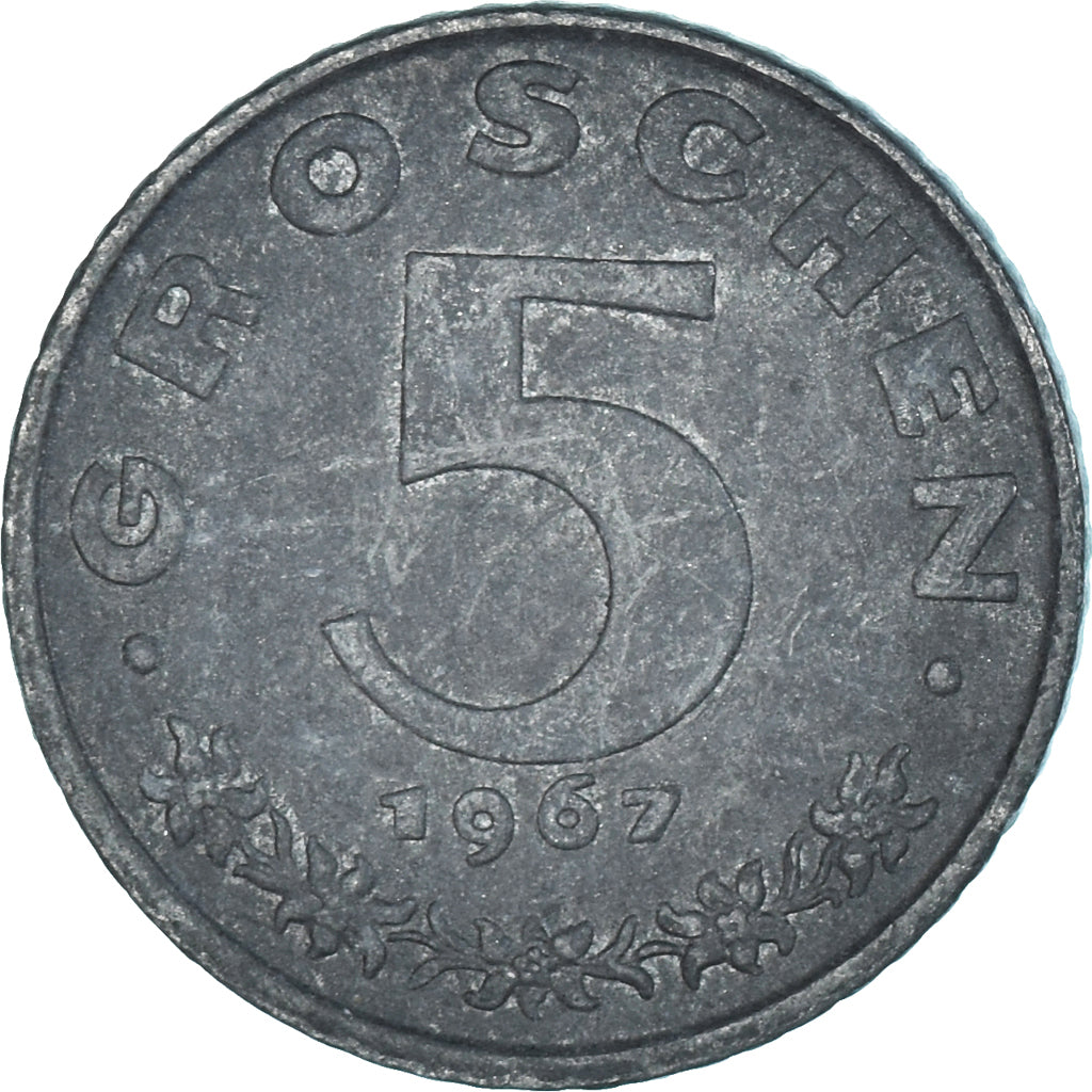 Coin, Austria, 5 Groschen, 1967