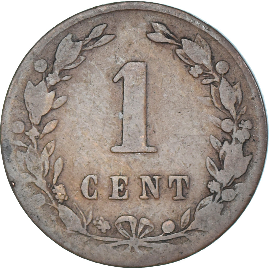 Moeda, Países Baixos, Cent, 1881