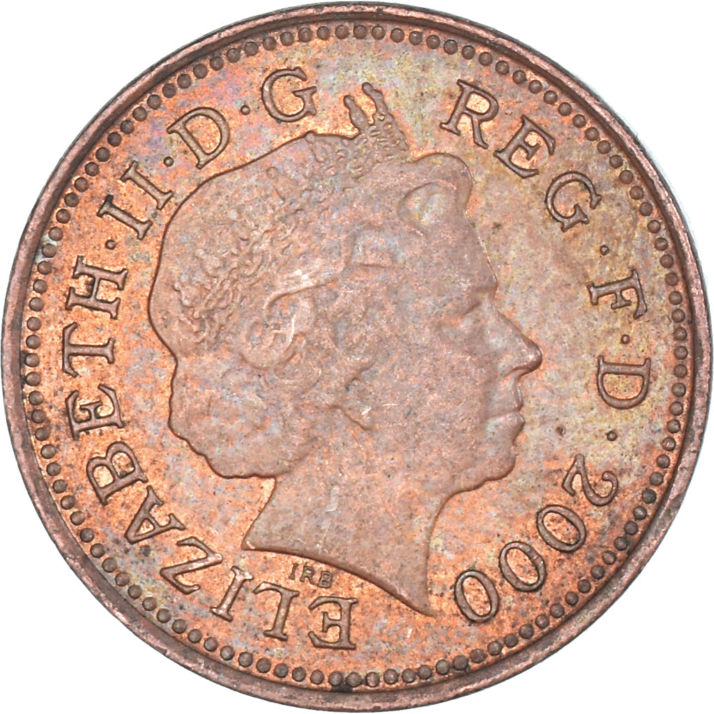 Moeda, Grã-Bretanha, Penny, 2000
