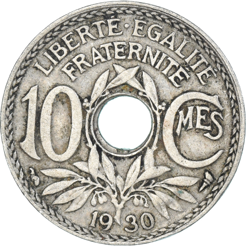 Moneda, Francia, 10 Centimes, 1930