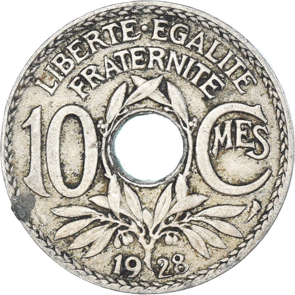 Coin, France, 10 Centimes, 1928