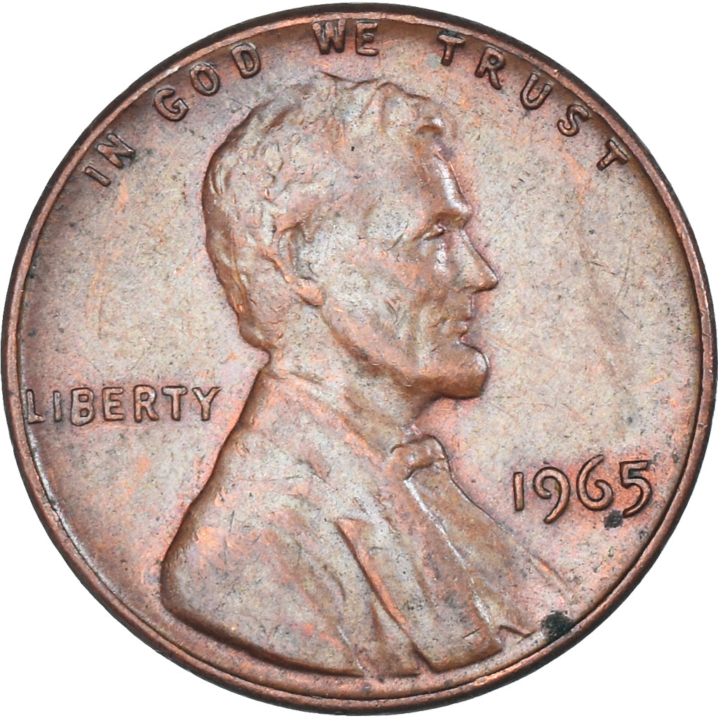 Moeda, Estados Unidos da América, Cent, 1965