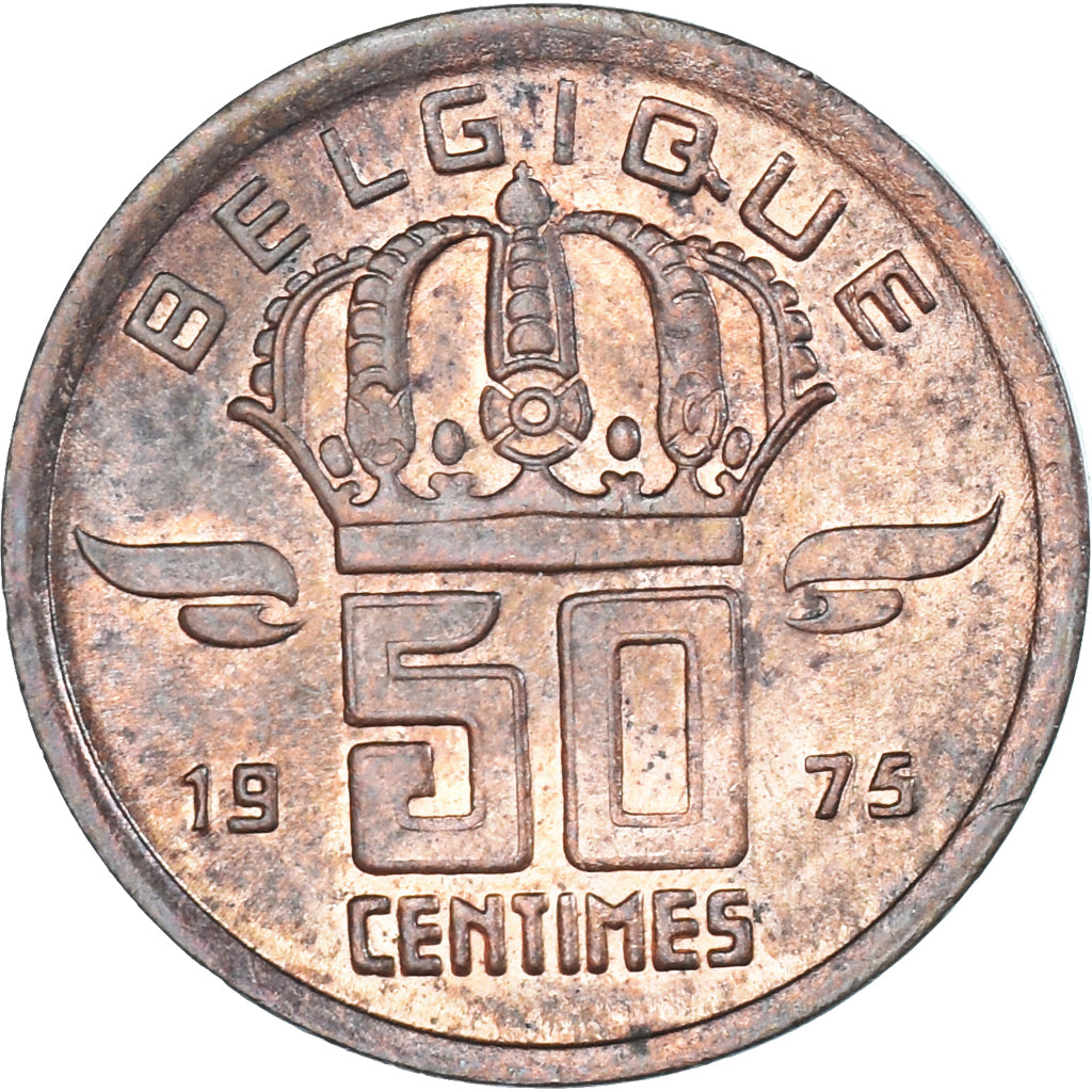 Coin, Belgium, 50 Centimes, 1975