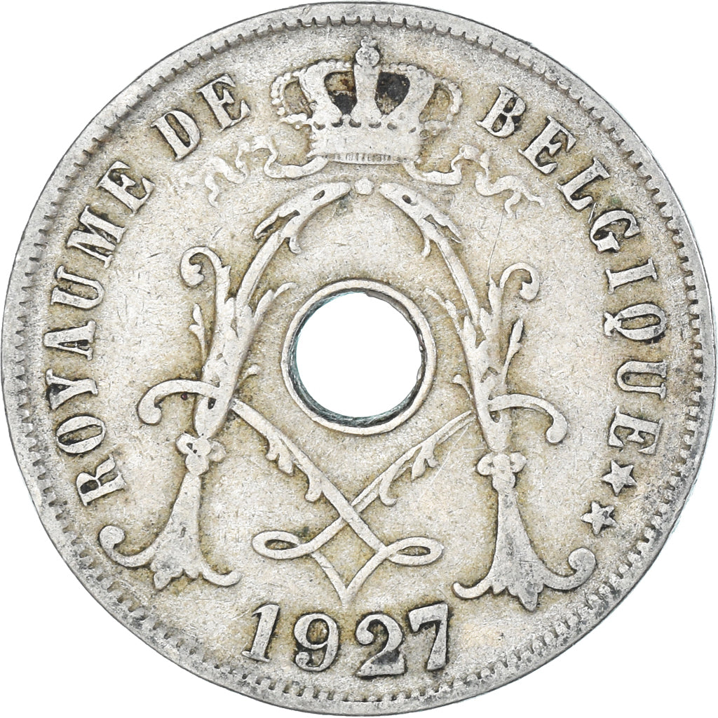 Monnaie, Belgique, 25 Centimes, 1927