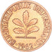 Moneda, Alemania, 2 Pfennig, 1962