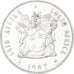 Coin, South Africa, 20 Cents, 1987