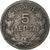 Moeda, Grécia, 5 Lepta, 1869