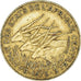 Moneta, Stati dell’Africa centrale, 5 Francs, 1975