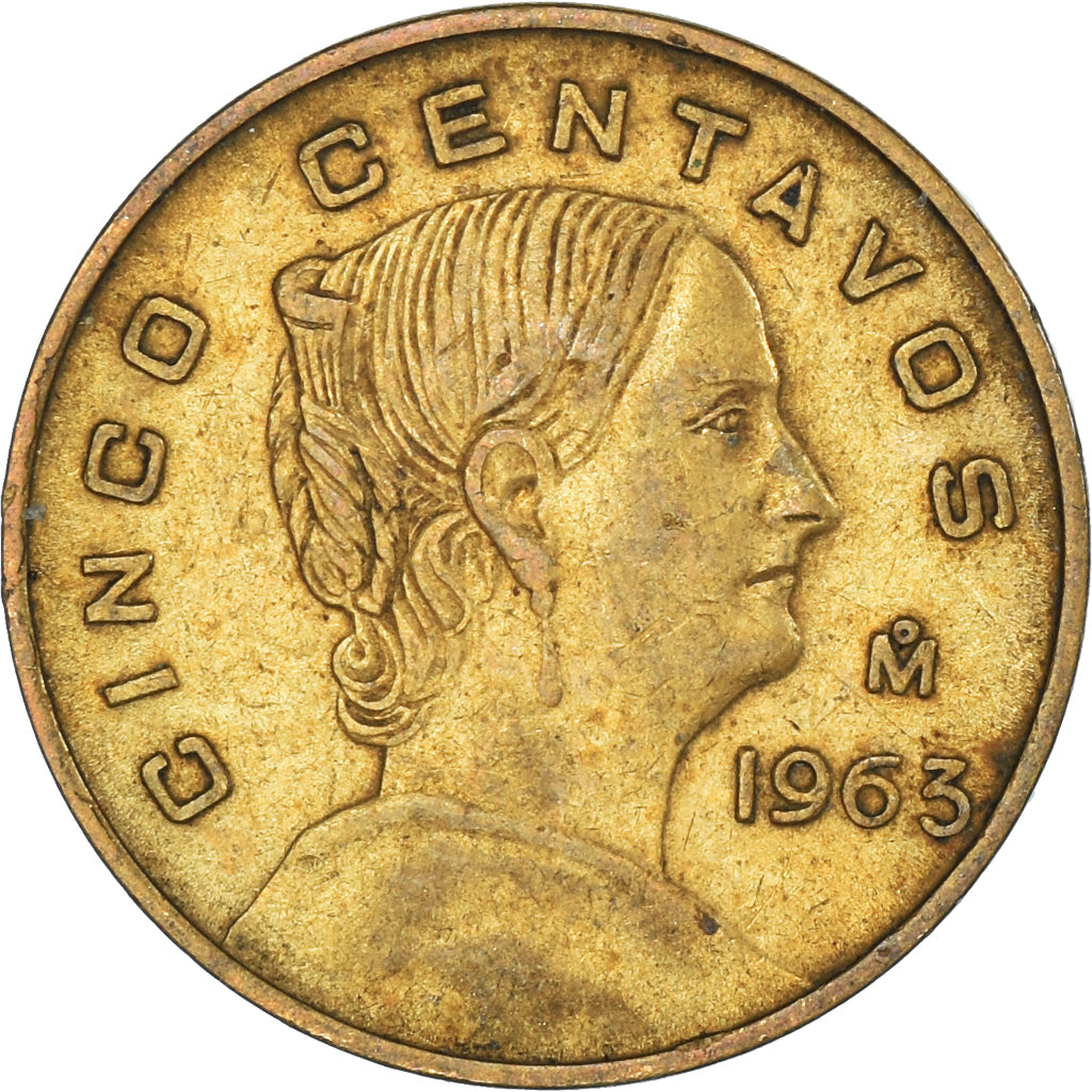 Moneta, Mexico, 5 Centavos, 1963