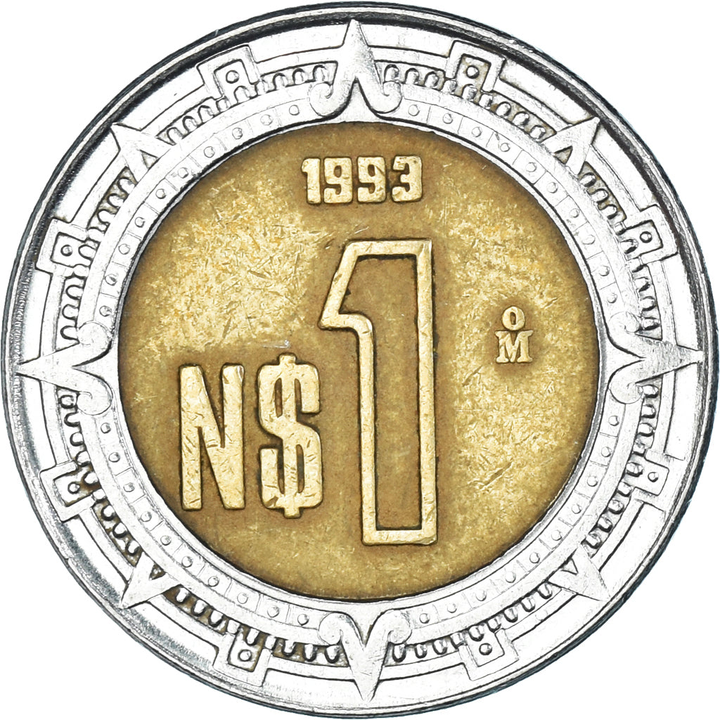 Moneta, Mexico, Nuevo Peso, 1993