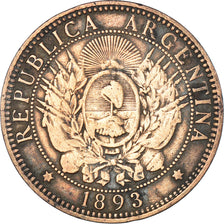 Coin, Argentina, 2 Centavos, 1893
