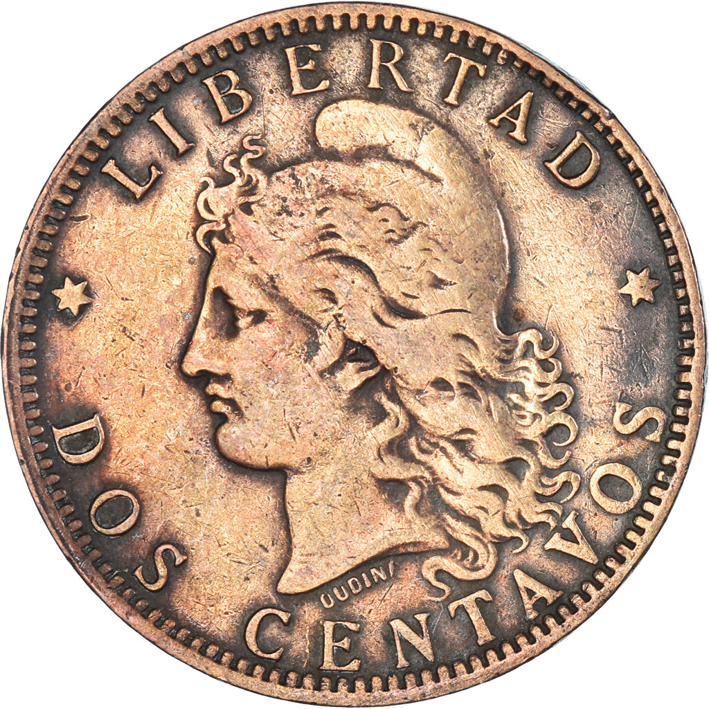 Coin, Argentina, 2 Centavos, 1893
