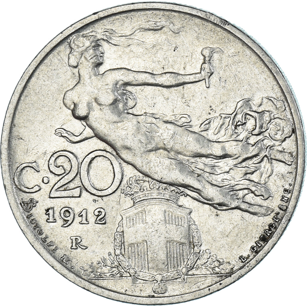 Monnaie, Italie, 20 Centesimi, 1912