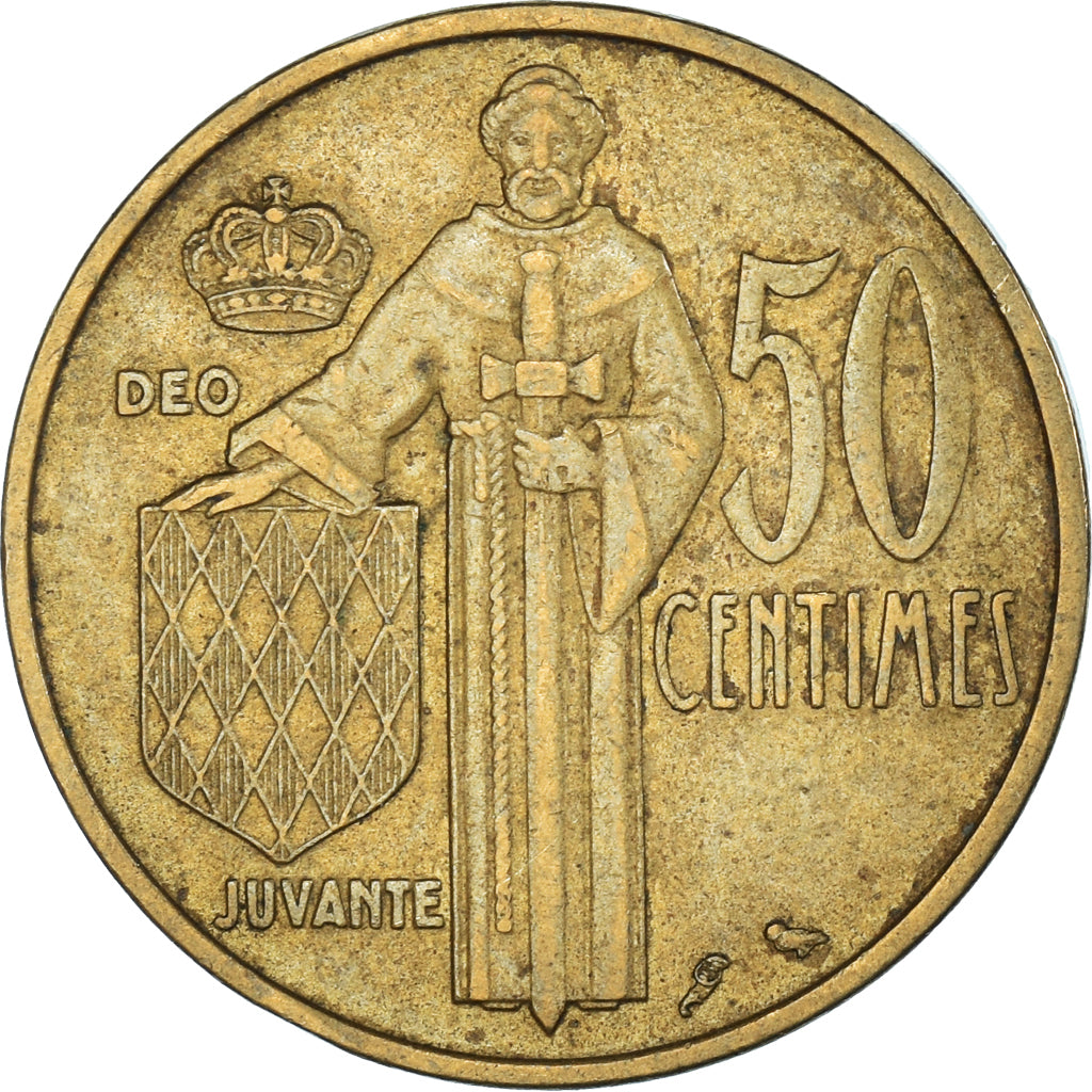 Monnaie, Monaco, 50 Centimes, 1962