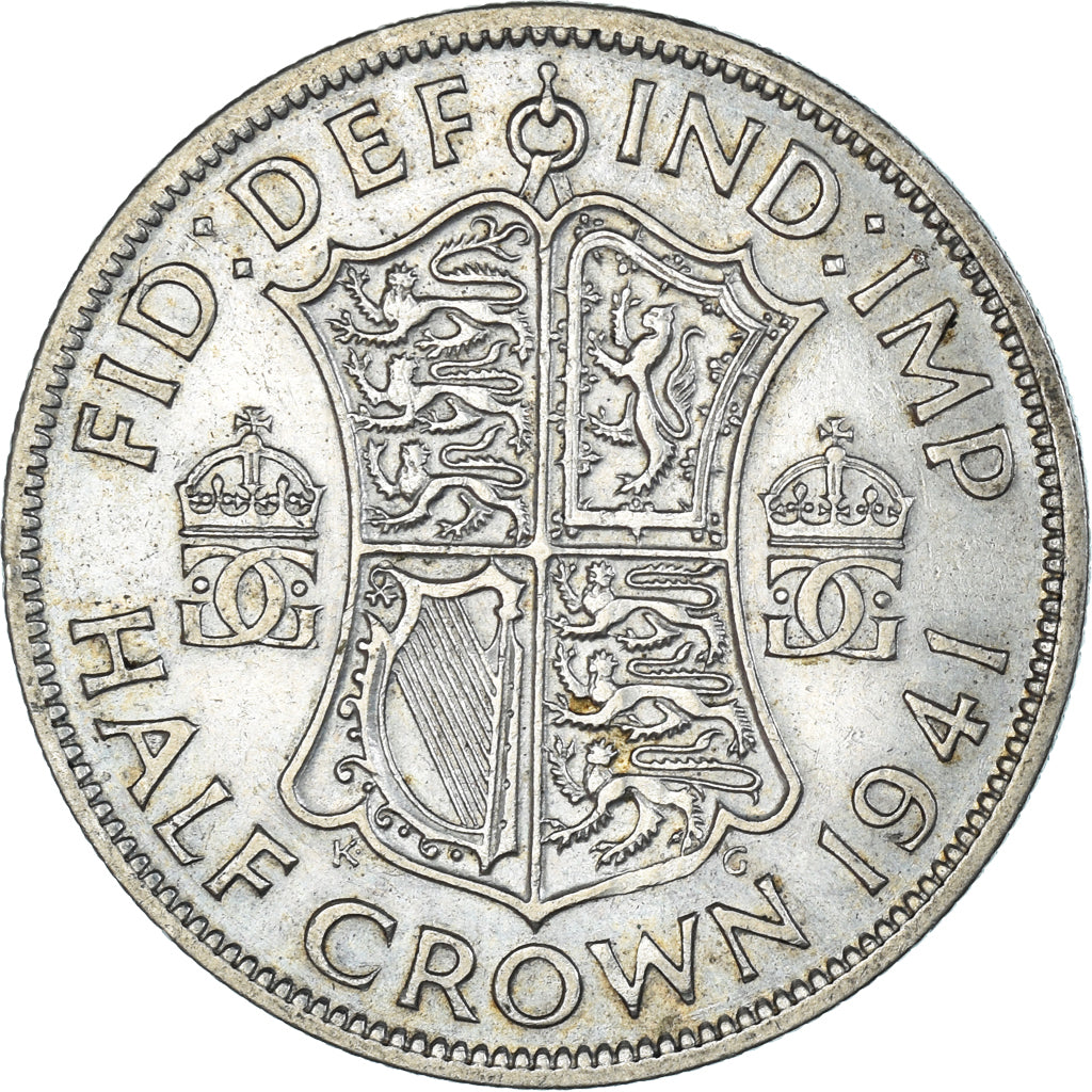 Coin, Great Britain, 1/2 Crown, 1941