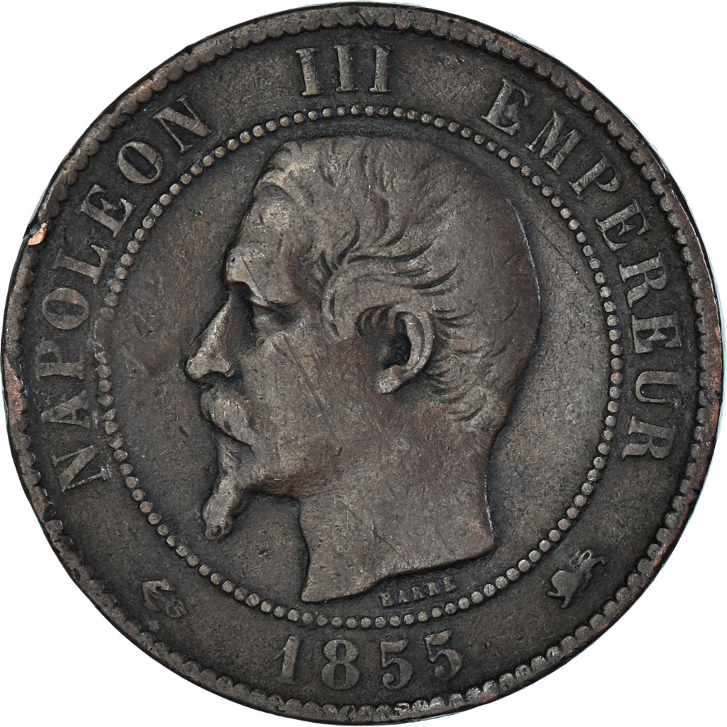 Coin, France, 10 Centimes, 1855