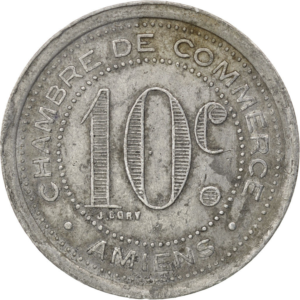 France, 10 Centimes, 1920, EF(40-45), Aluminium, Elie #10.1, 1.41