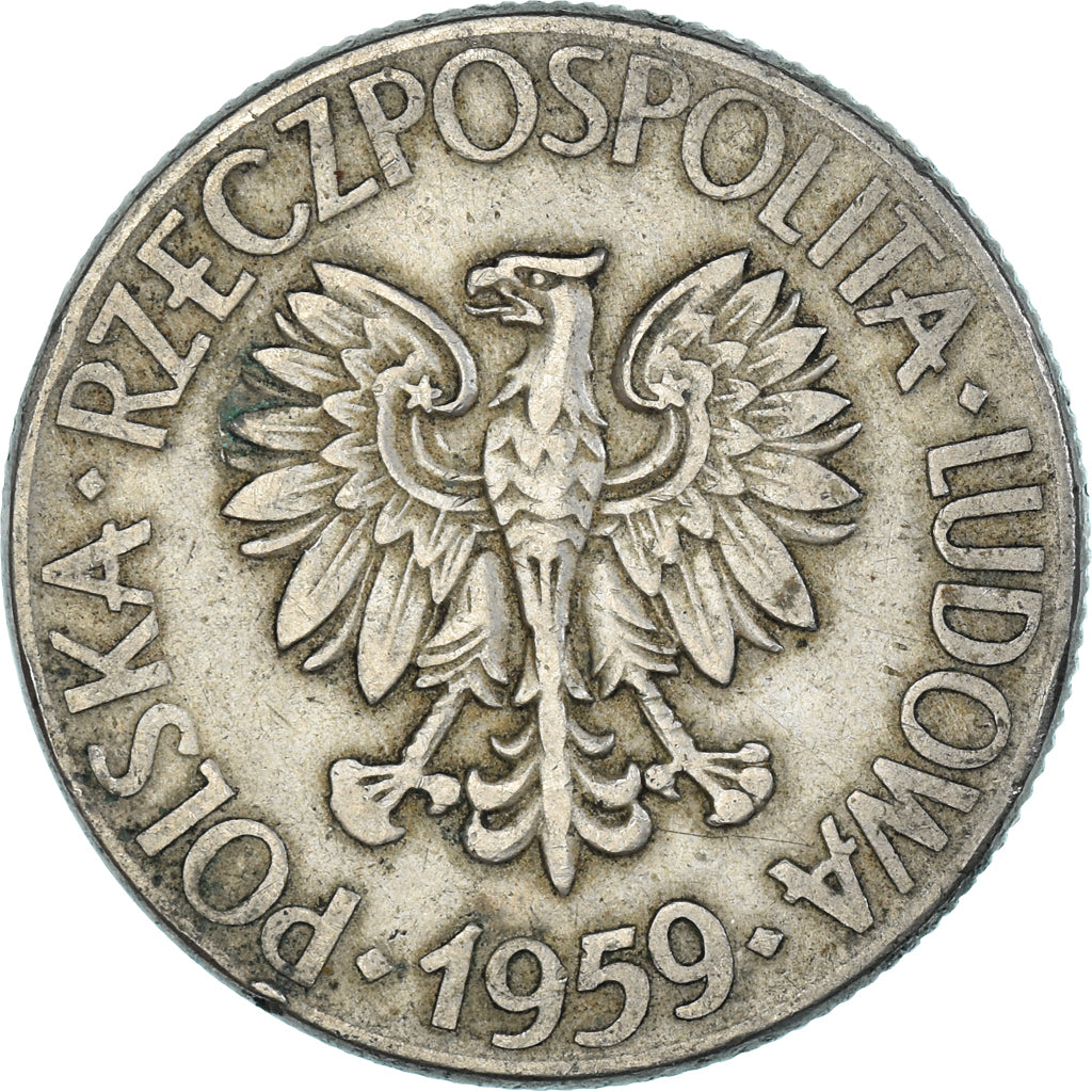 Monnaie, Pologne, 10 Zlotych, 1959
