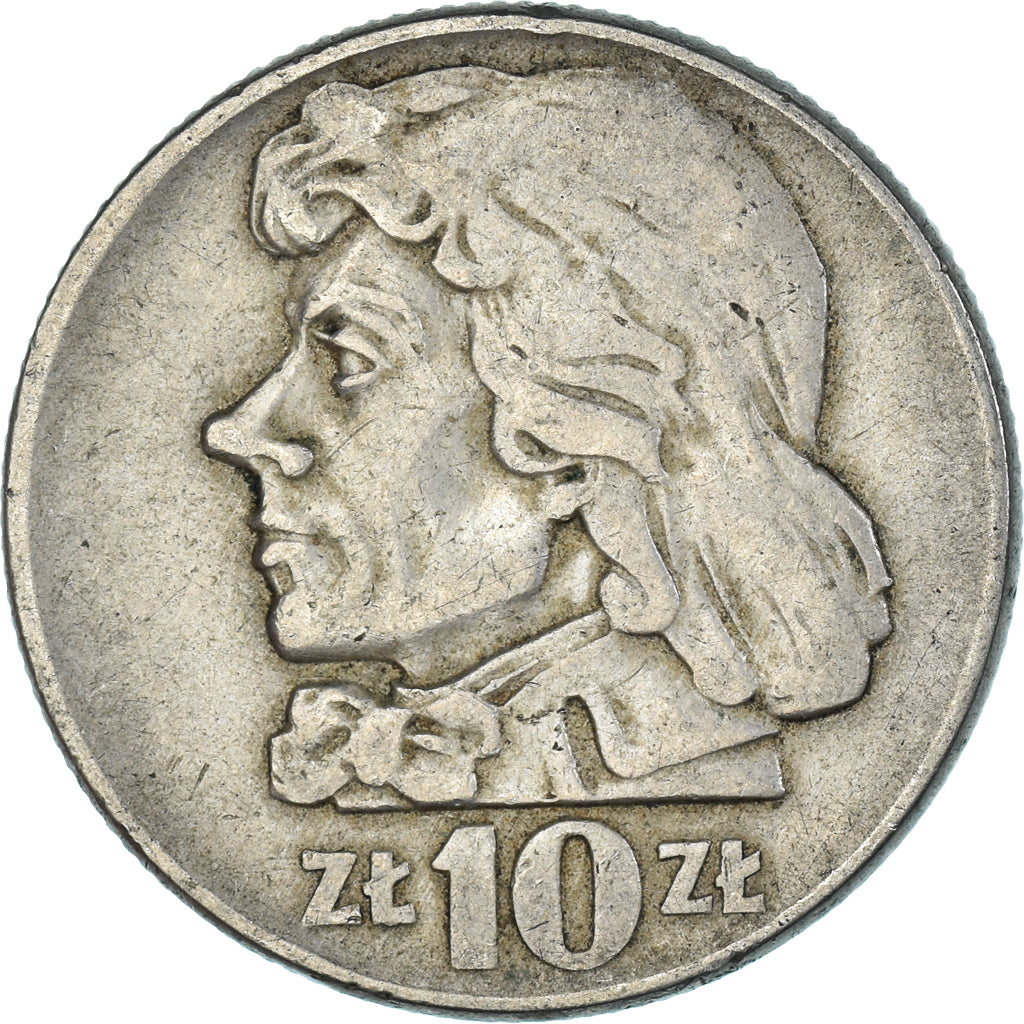 Monnaie, Pologne, 10 Zlotych, 1959