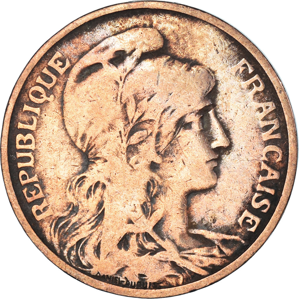 Coin, France, 5 Centimes, 1904
