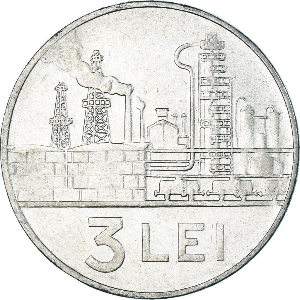 Moneta, Romania, 3 Lei, 1966