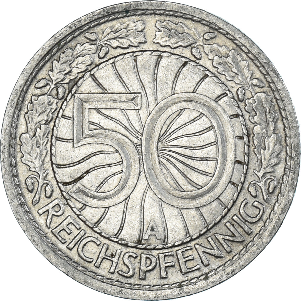 Munten, Duitsland, 50 Reichspfennig, 1927