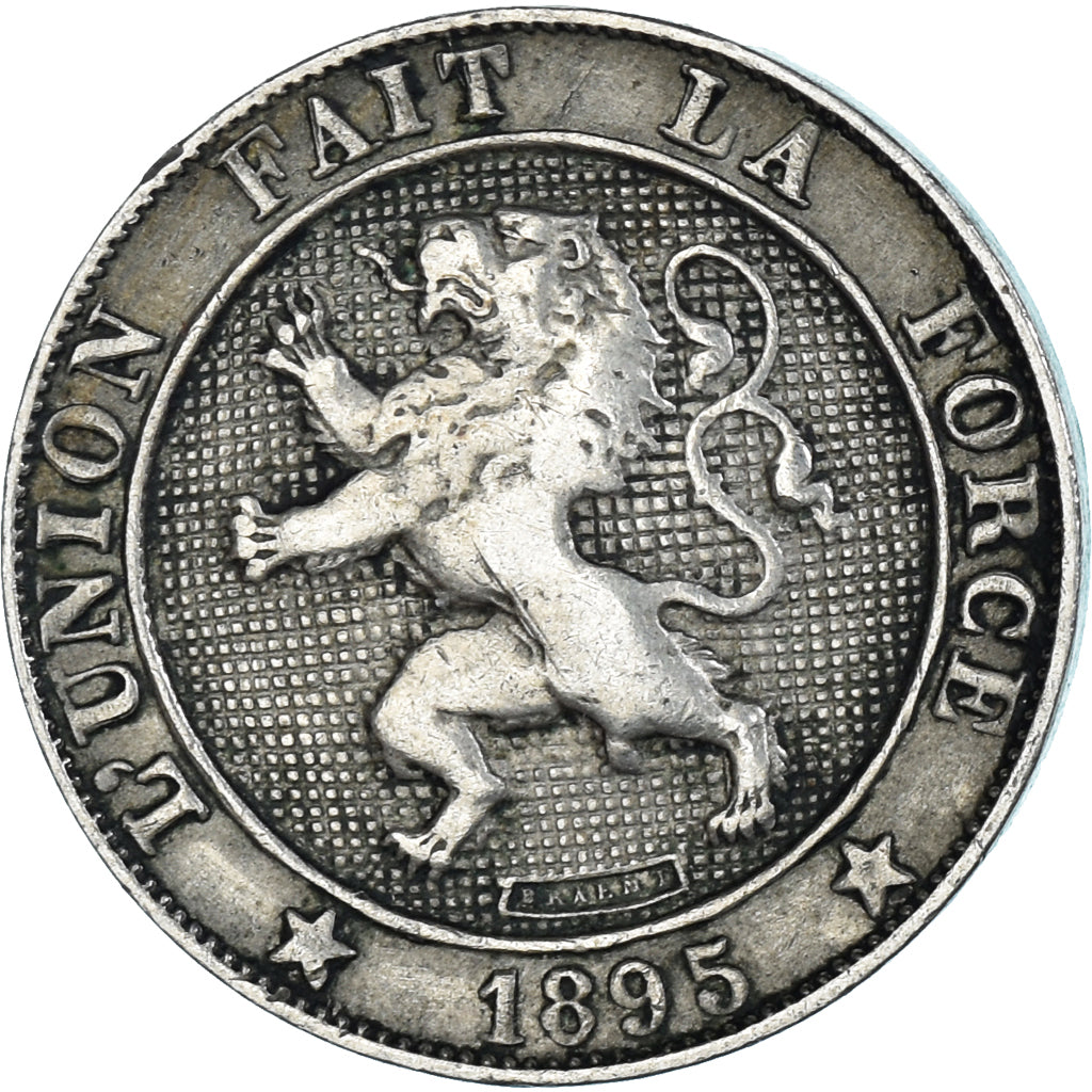 Coin, Belgium, 5 Centimes, 1895