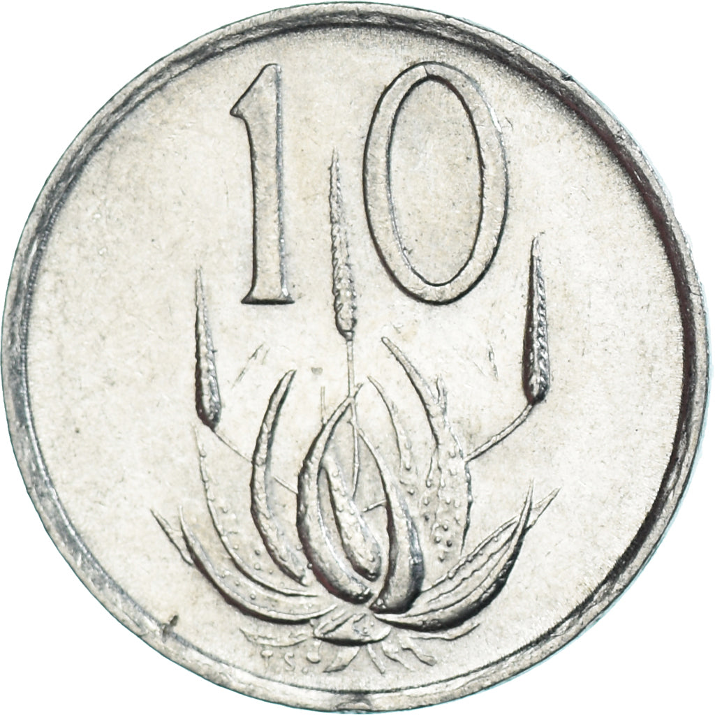 Münze, Südafrika, 10 Cents, 1987