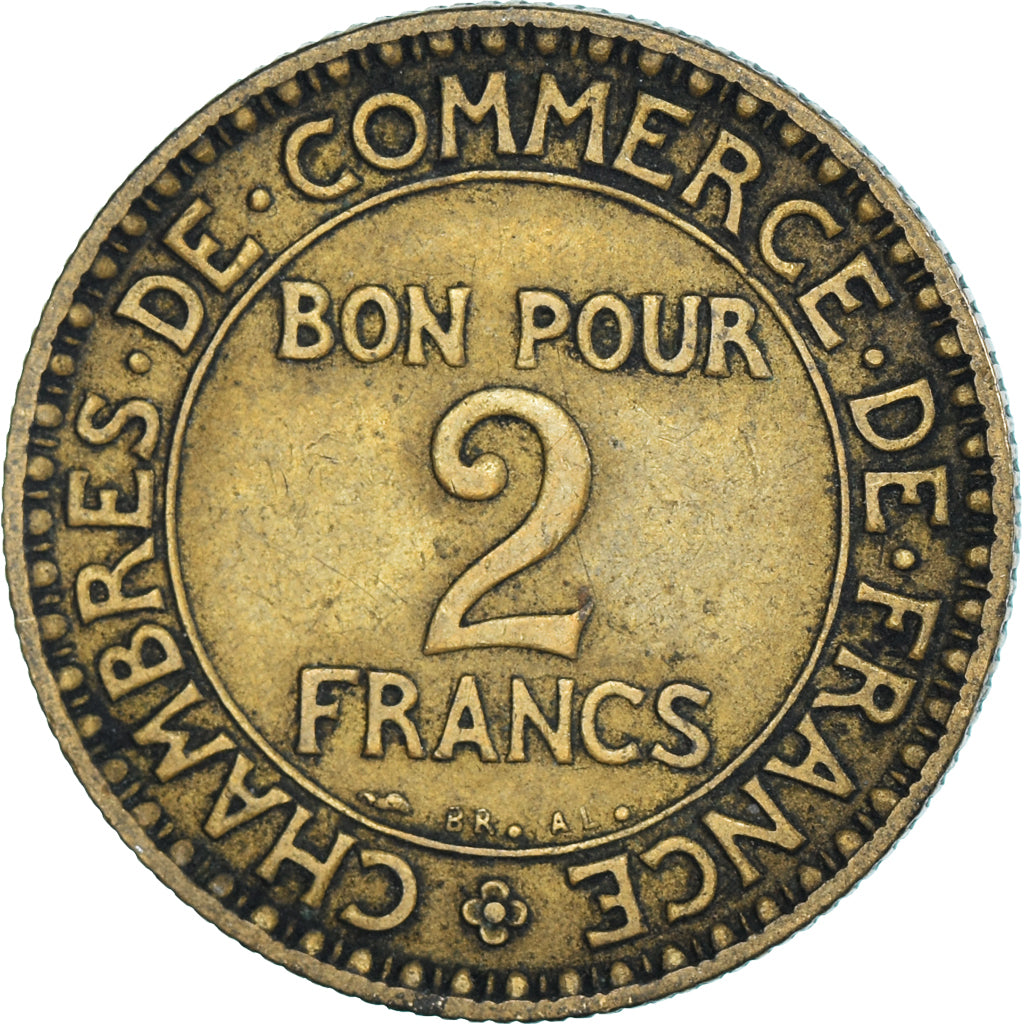 Monnaie, France, 2 Francs, 1920