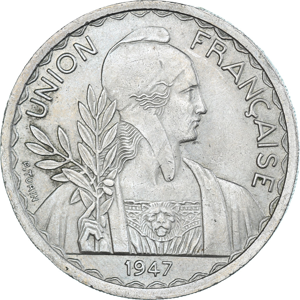 Münze, Indochina, Piastre, 1947