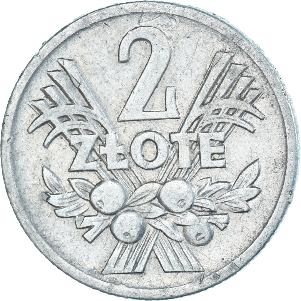 Moneda, Polonia, 2 Zlote, 1958