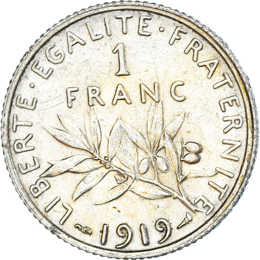 Moneda, Francia, Franc, 1919